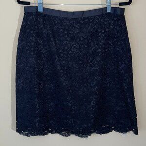 Stanley Blacker Vintage Lace Pencil Skirt Black Size 12